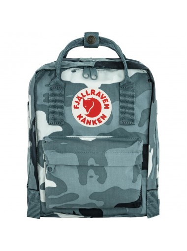 Kanken Graphics Mini - Nimbus Blue-Hidden Animals